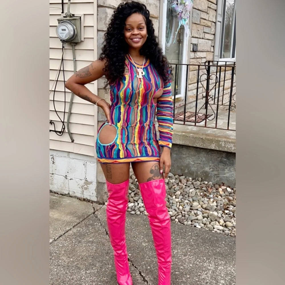 Custom coogi dress - Picture 2 of 7